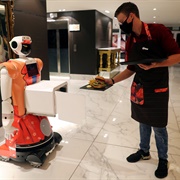 Stay at a Hotel With Robot Staff