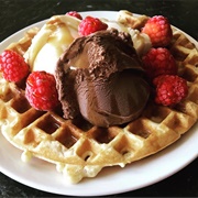 Fudge Ripple Waffle and French Toast