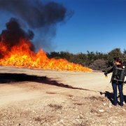 Shoot a Flamethrower