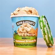 Ben & Jerry's Non-Dairy Oatmeal Dream Pie Ice Cream