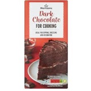 Morrisons Dark Cooking Chocolate