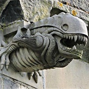 Xenomorph Gargoyle, Scotland, UK