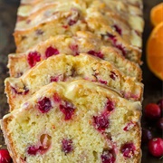 Orange Glazed Cranberry Bread
