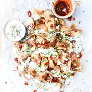 Chips With BBQ Sauce