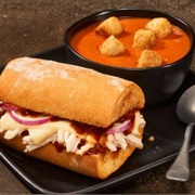 Smokehouse BBQ Chicken & Creamy Tomato Soup