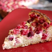 Cranberry Orange Custard Pie