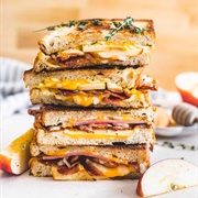 Flavoured Cheddar Grilled Cheese