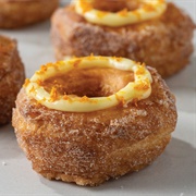 Candy Corn Drizzle Donut