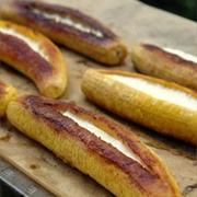 Platanos Maduros Con Queso