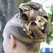 Updo With Ornamentation