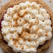 Cinnamon Cookie With Cranberry Cream Cheese Icing