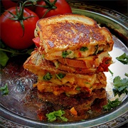 Grilled Cheese With Bellulli Chutney