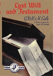Last Will and Testament (G.D.H. & M. Cole)