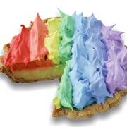 Rainbow Lemon Meringue Pie