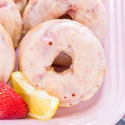 Strawberry Lemonade Donut