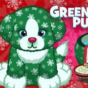 Green Snowy Puppy