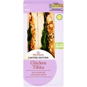 Chicken Tikka & Mint Yoghurt Sandwich