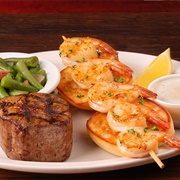 Filet 6Oz & Grilled Shrimp