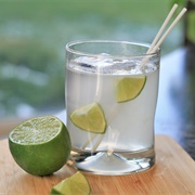 Gin and Tonic With Lime