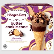 Butter Cookie Cone Chocolate