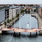 Cirkelbroen (Circle) Bridge, Copenhagen, Denmark