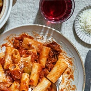 Rigatoni Al Sugo Di Coda