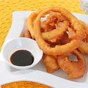 Onion Rings With Soy Sauce