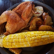 Rotisserie Smoked Chicken