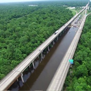 Atchafalaya Basin Bridge, Louisiana, USA