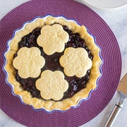 Cookie-Crusted Blueberry Pie