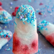 Blue Moon Dipped Popsicle