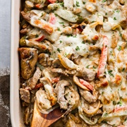 Philly Cheesesteak Casserole
