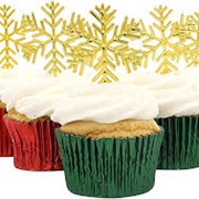 Christmas Snowflake Muffins