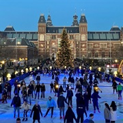 Ice*Village Amsterdam at Museumplein, Netherlands