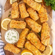 Air-Fried Fish Sticks