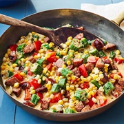 Maque Choux With Sausage