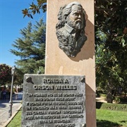 Grave of Orson Welles (Ronda, Málaga, Spain)