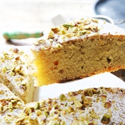 Pistachio and Almond Cake