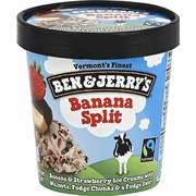 Ben & Jerry's Banana Split Ice Cream