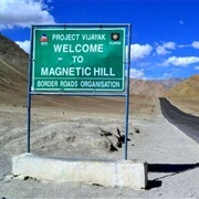 Magnetic Hill, Ladakh, India