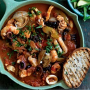 Black Beans With Seafood