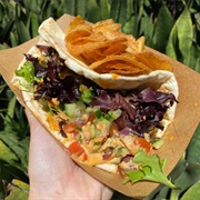 Marinated Pork Flatbread