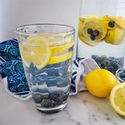 Lemon Blueberry Water
