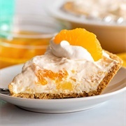 Pie With Orange Whipped Cream