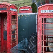 Red Telephone Box Graveyard (Permanently Closed)