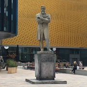 Soviet Engels Statue