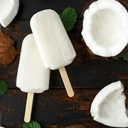 Coconut Vanilla Nougat Popsicle