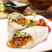 Chicken, Avocado, Halloumi, Pepper Wrap