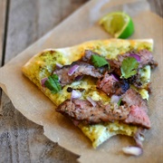 Carne Asada Pizza