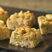 Quinoa and Flax Bread With Creamy Corn Dip